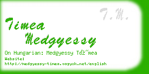 timea medgyessy business card